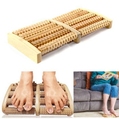 Wooden Foot Massage Roller