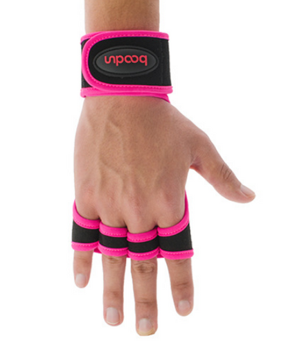 Half-Finger Lifting Gloves with Wrist Wraps