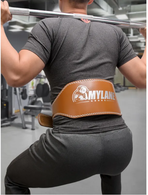 Leather Weightlifting Belt