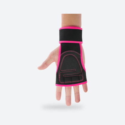 Half-Finger Lifting Gloves with Wrist Wraps